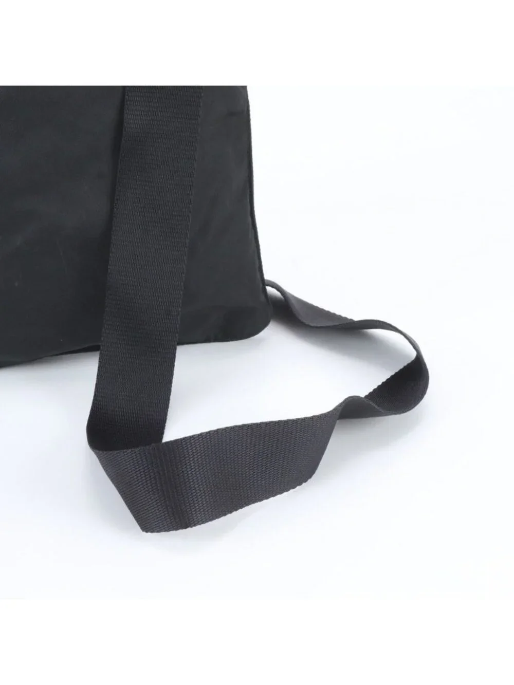 Prada Tessuto Nylon Triangle Logo Shoulder Bag Crossbody Messenger Black